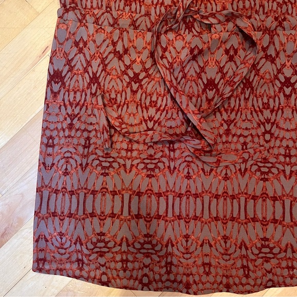 Bar III Orange Patterned Dress - Picture 3 of 5